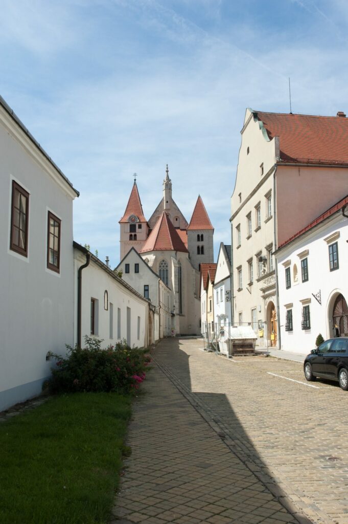 Winding streets of Eggenburg, Lower Austria