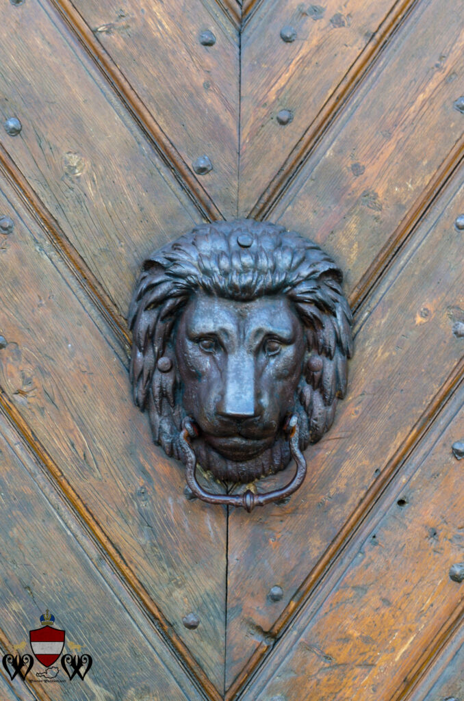 Mürzzuschlag Lions head door knocker