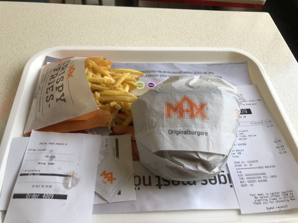 MAX burger, Sweden