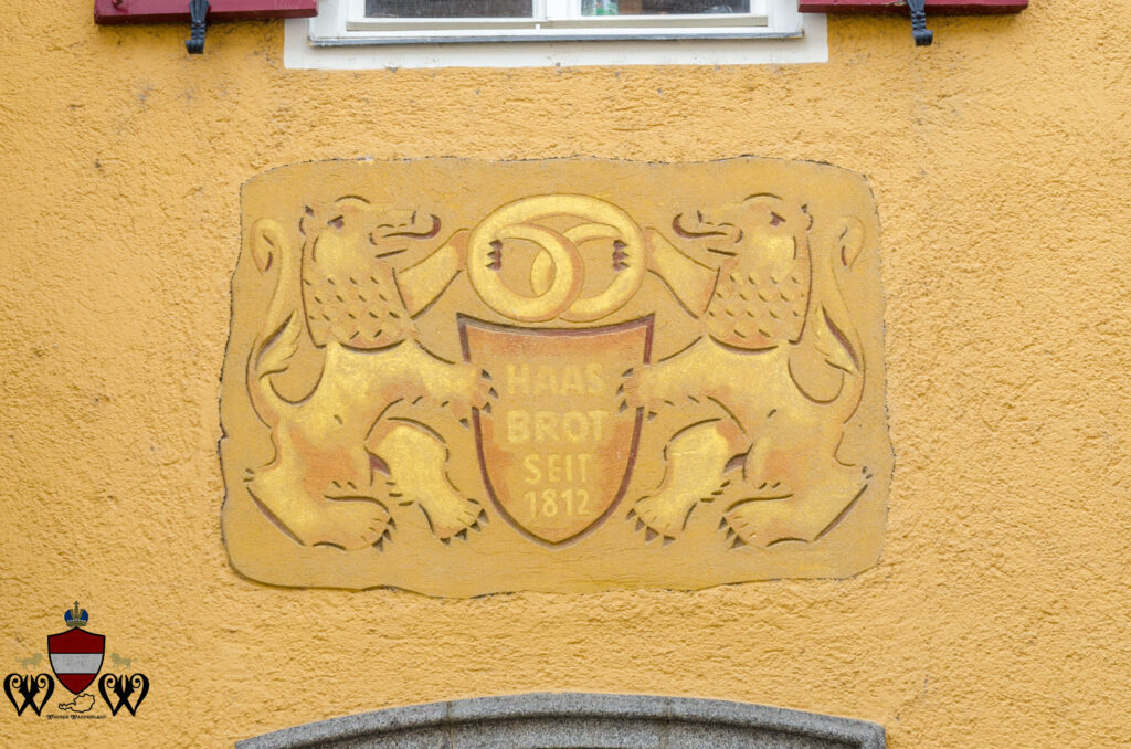 historic wall art, Pöchlarn. 