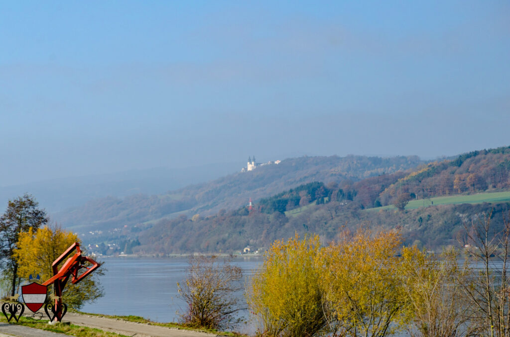 The river Danube at Pöchlarn 