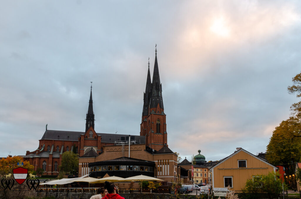 Uppsala Catherdral at dusk