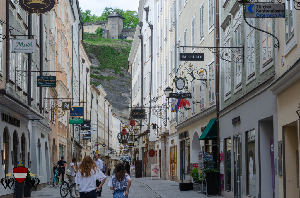 Salzburg Old town in COVID